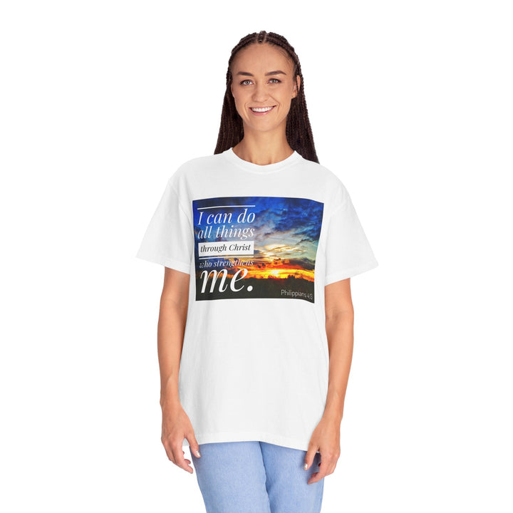Christian Garment-Dyed T-Shirt – Vintage Wash Faith Apparel - Faith Scripture Gift | Gifts Of Words