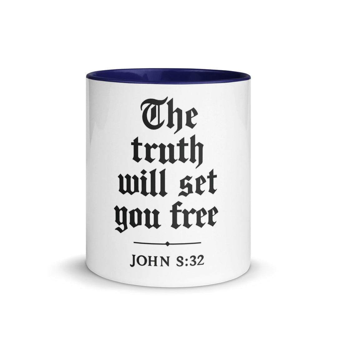 The truth will set you free Mug - Faith Scripture Gift | Gifts Of Words