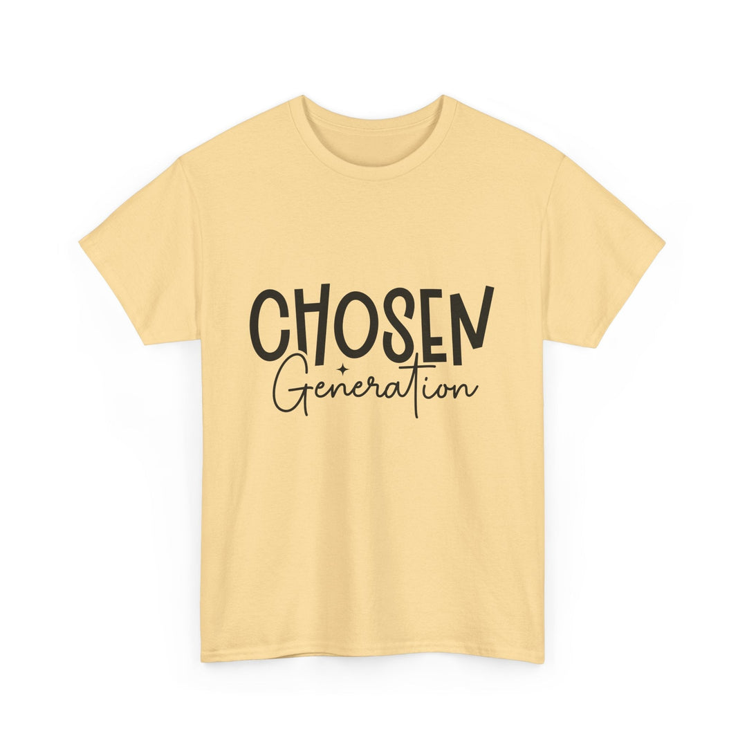 Chosen Generation Unisex Heavy Cotton Tee - Faith Scripture Gift | Gifts Of Words