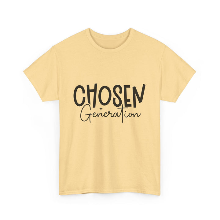 Chosen Generation Unisex Heavy Cotton Tee - Faith Scripture Gift | Gifts Of Words