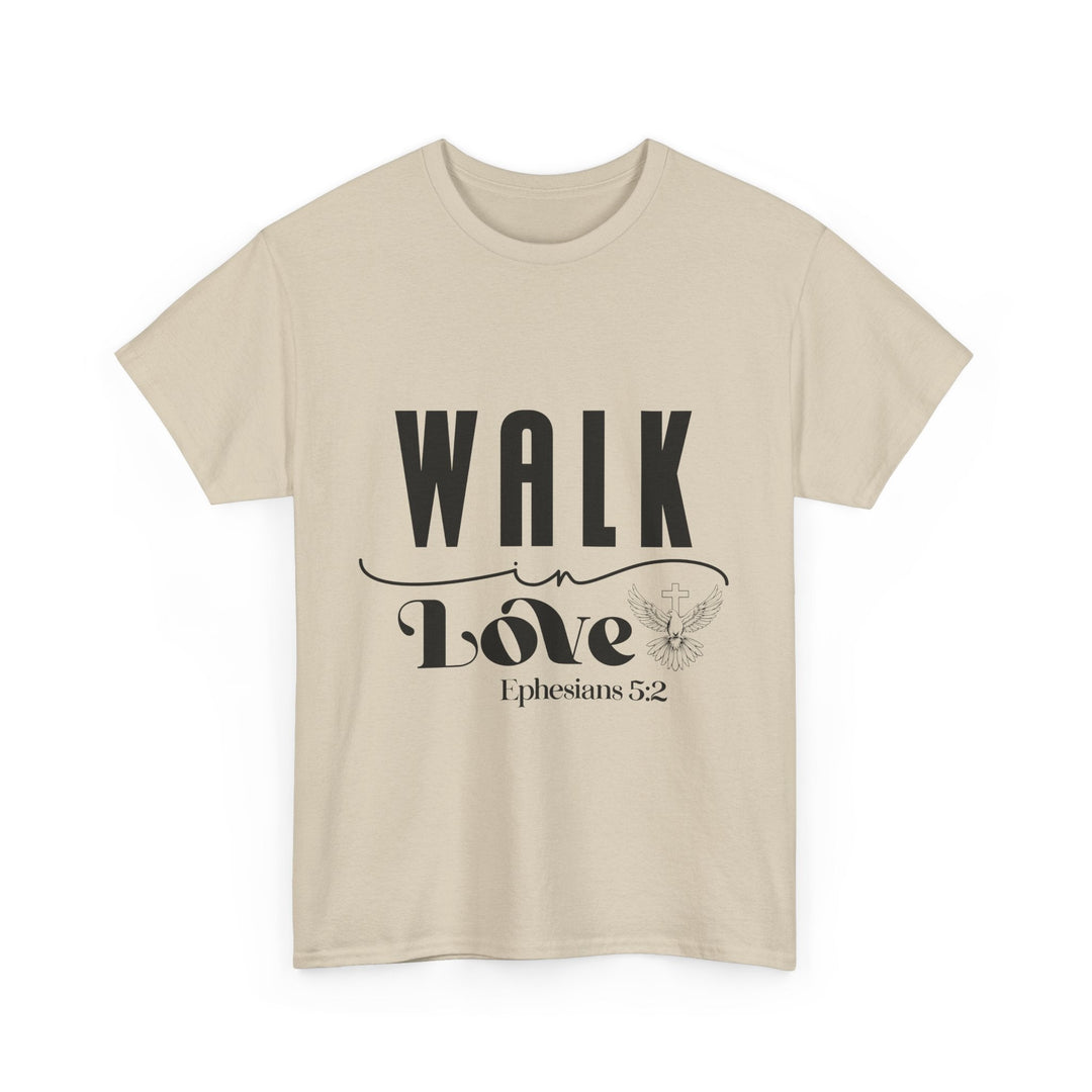 Walk in Love Ephesians 5 2-01 Unisex Heavy Cotton Tee - Faith Scripture Gift | Gifts Of Words