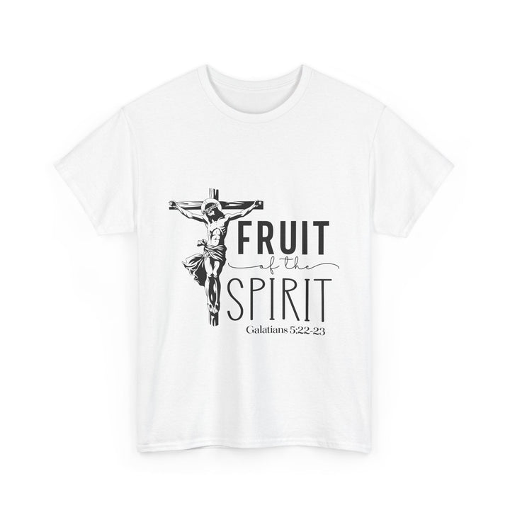 Fruit of the Spirit Galatians 5 22-23-01 Unisex Heavy Cotton Tee - Faith Scripture Gift | Gifts Of Words
