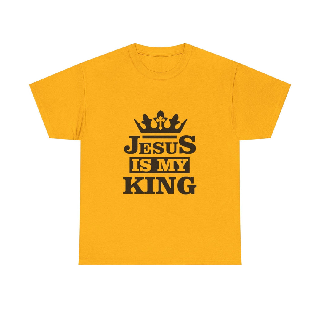 Jesus Is My King T-Shirt - Bold Christian Faith Graphic Tee - Faith Scripture Gift | Gifts Of Words
