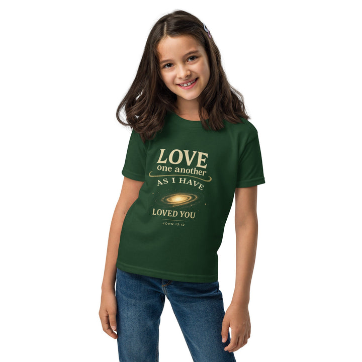 Love One Another Youth t-shirt - Faith Scripture Gift | Gifts Of Words