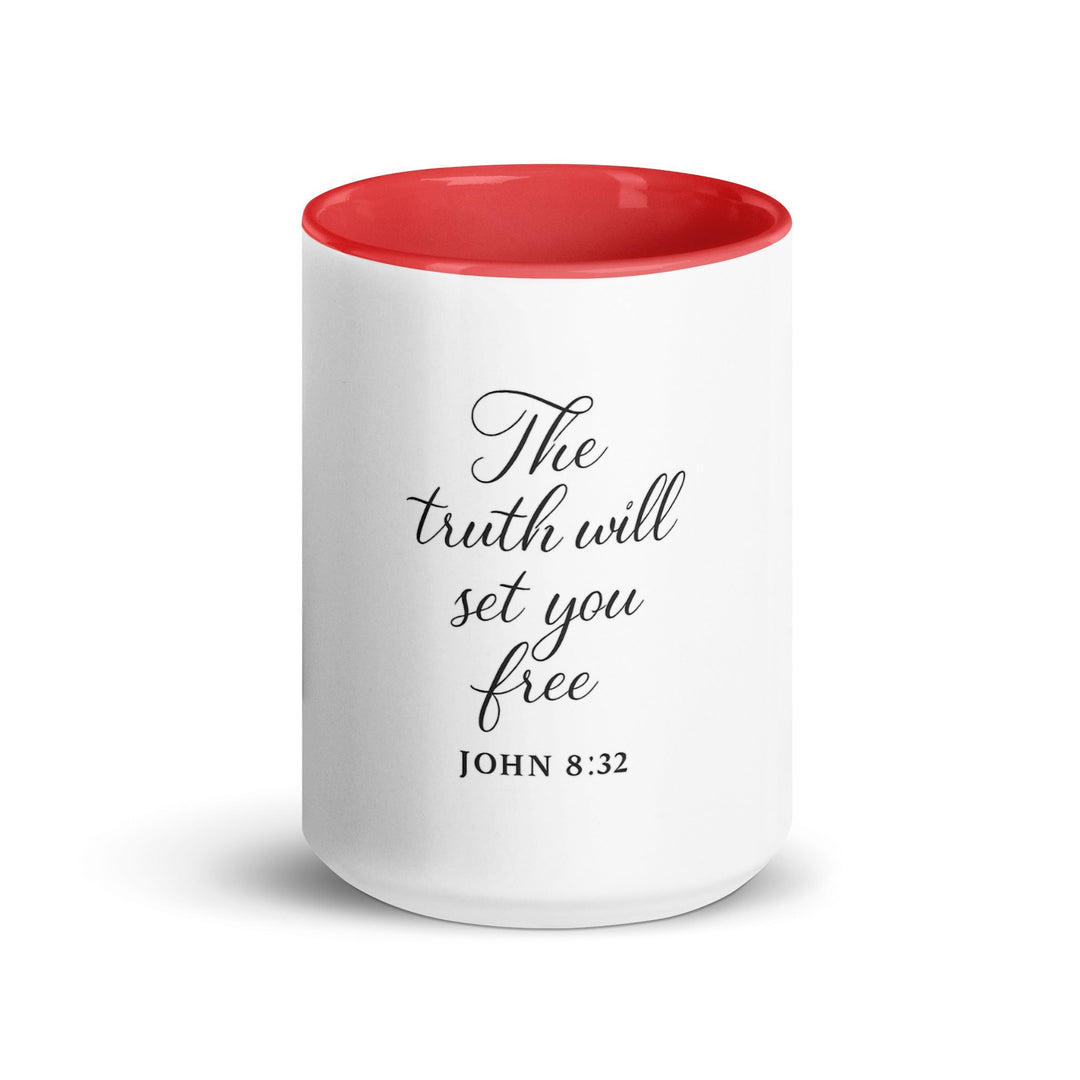 The truth will set you free Mug - Faith Scripture Gift | Gifts Of Words