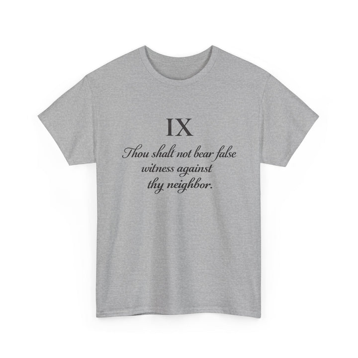 Heavy Cotton Tee – Premium Quality Durable Unisex Crewneck - Faith Scripture Gift | Gifts Of Words