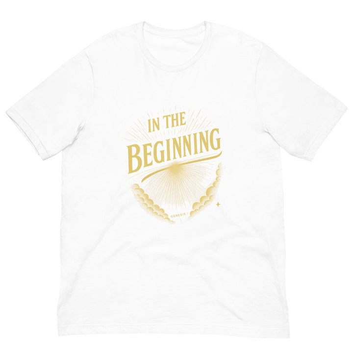 In the Beginning T-shirt - Faith Scripture Gift | Gifts Of Words