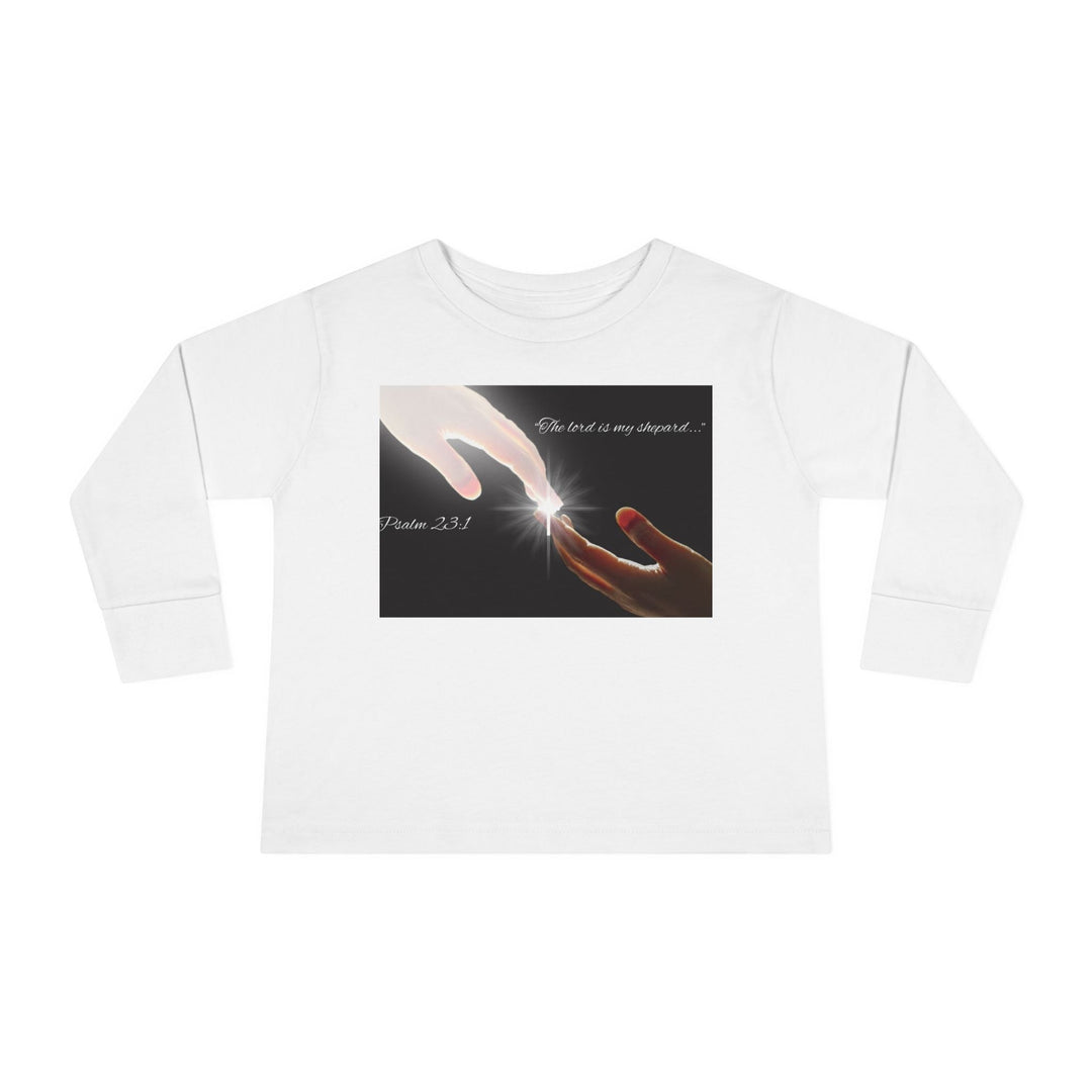 The lord is my shepard |Toddler Long Sleeve Tee - Faith Scripture Gift | Gifts Of Words