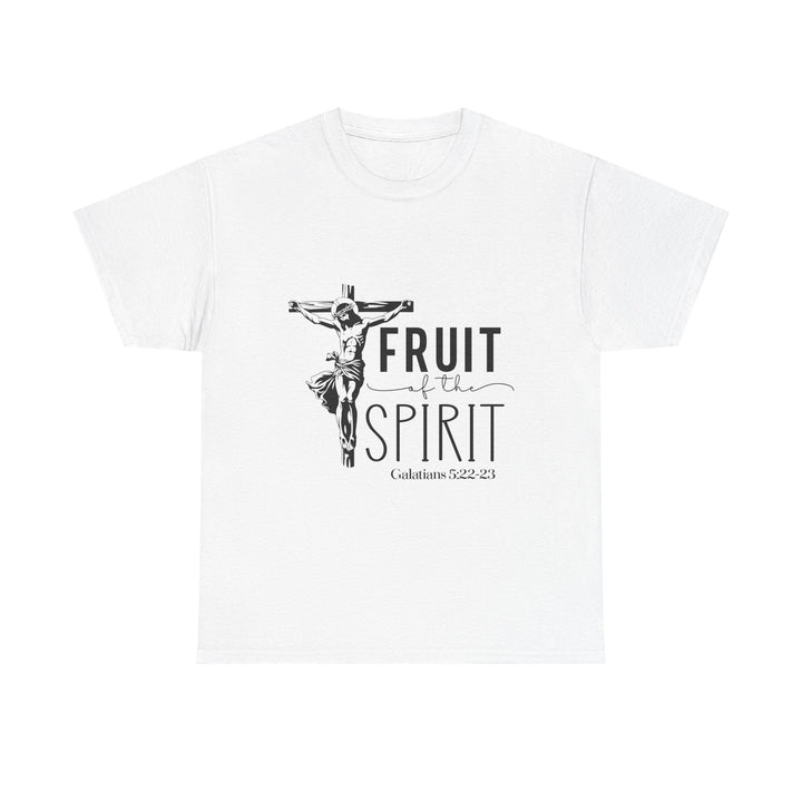 Fruit of the Spirit Galatians 5 22-23-01 Unisex Heavy Cotton Tee - Faith Scripture Gift | Gifts Of Words
