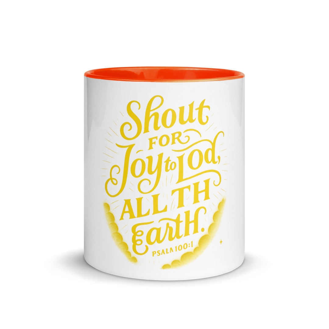 Shout for Joy to Lod all TH  EarthMug - Faith Scripture Gift | Gifts Of Words