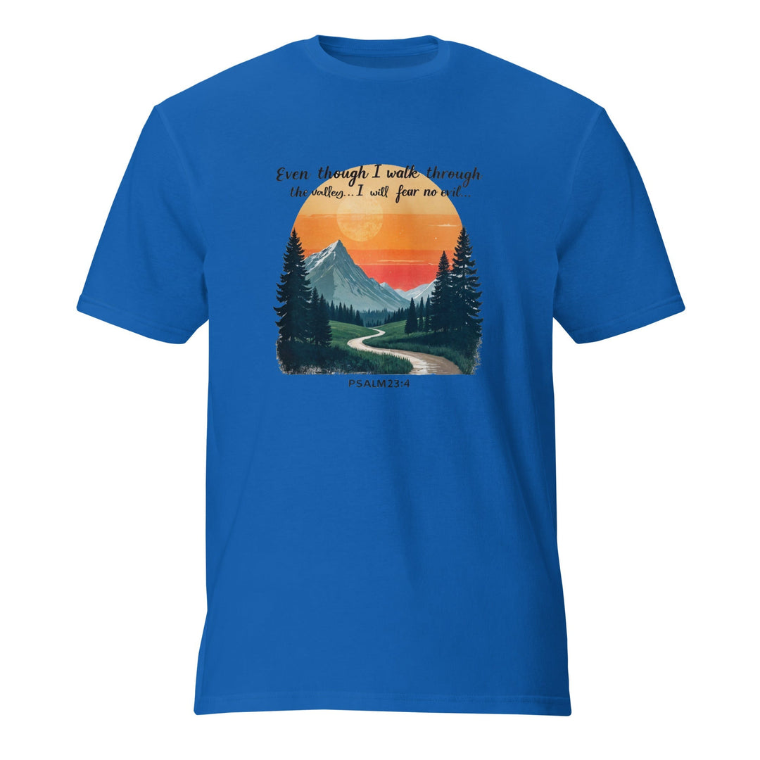 Even Though I Walk T-Shirt - Faith Scripture Gift | Gifts Of Words
