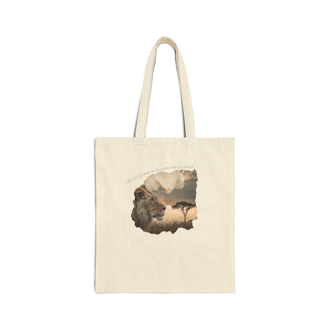Cotton Canvas Tote Bag 15" x 16" Heavy Duty 100% Cotton with Long Handles Reusable & Durable - Faith Scripture Gift | Gifts Of Words