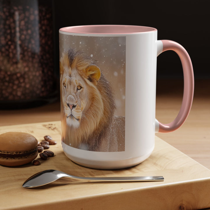 Golden Lion Stainless Accent Coffee Mug (11, 15oz) - Faith Scripture Gift | Gifts Of Words