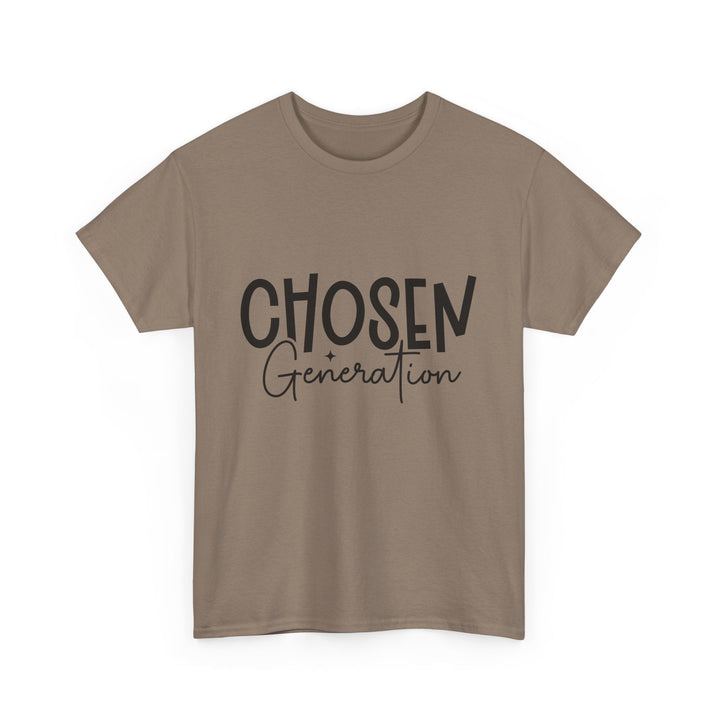 Chosen Generation Unisex Heavy Cotton Tee - Faith Scripture Gift | Gifts Of Words