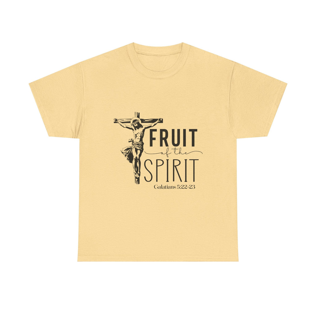 Fruit of the Spirit Galatians 5 22-23-01 Unisex Heavy Cotton Tee - Faith Scripture Gift | Gifts Of Words