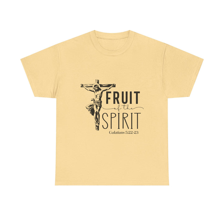 Fruit of the Spirit Galatians 5 22-23-01 Unisex Heavy Cotton Tee - Faith Scripture Gift | Gifts Of Words