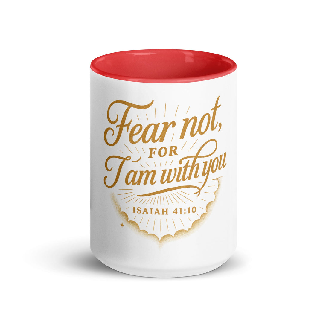 Fear not for I am withyou mug - Faith Scripture Gift | Gifts Of Words