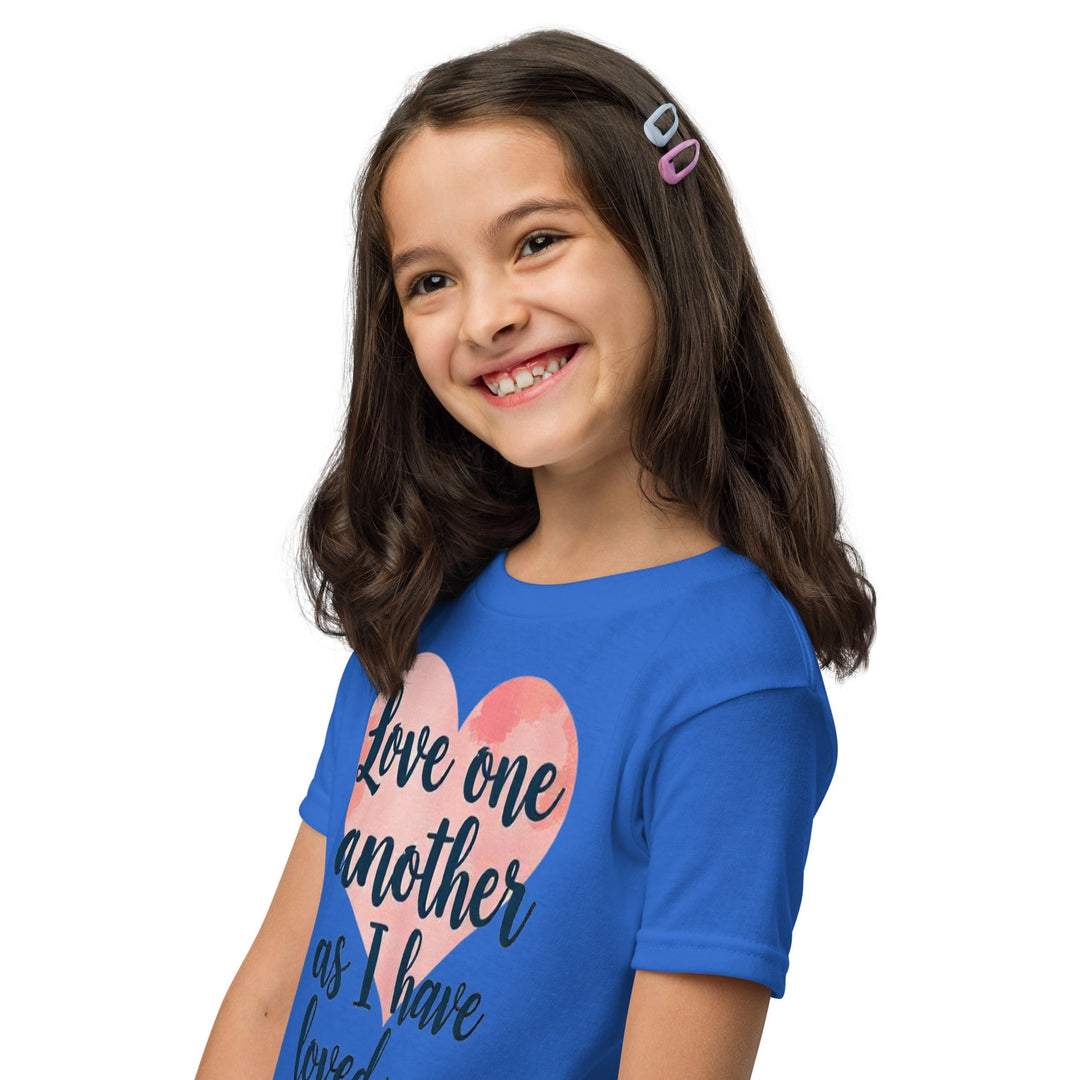 Love One Another Youth t-shirt - Faith Scripture Gift | Gifts Of Words