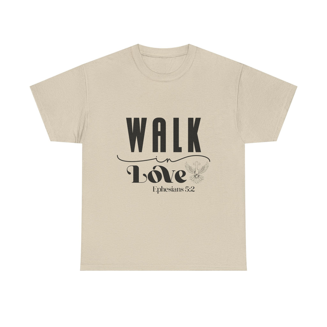 Walk in Love Ephesians 5 2-01 Unisex Heavy Cotton Tee - Faith Scripture Gift | Gifts Of Words