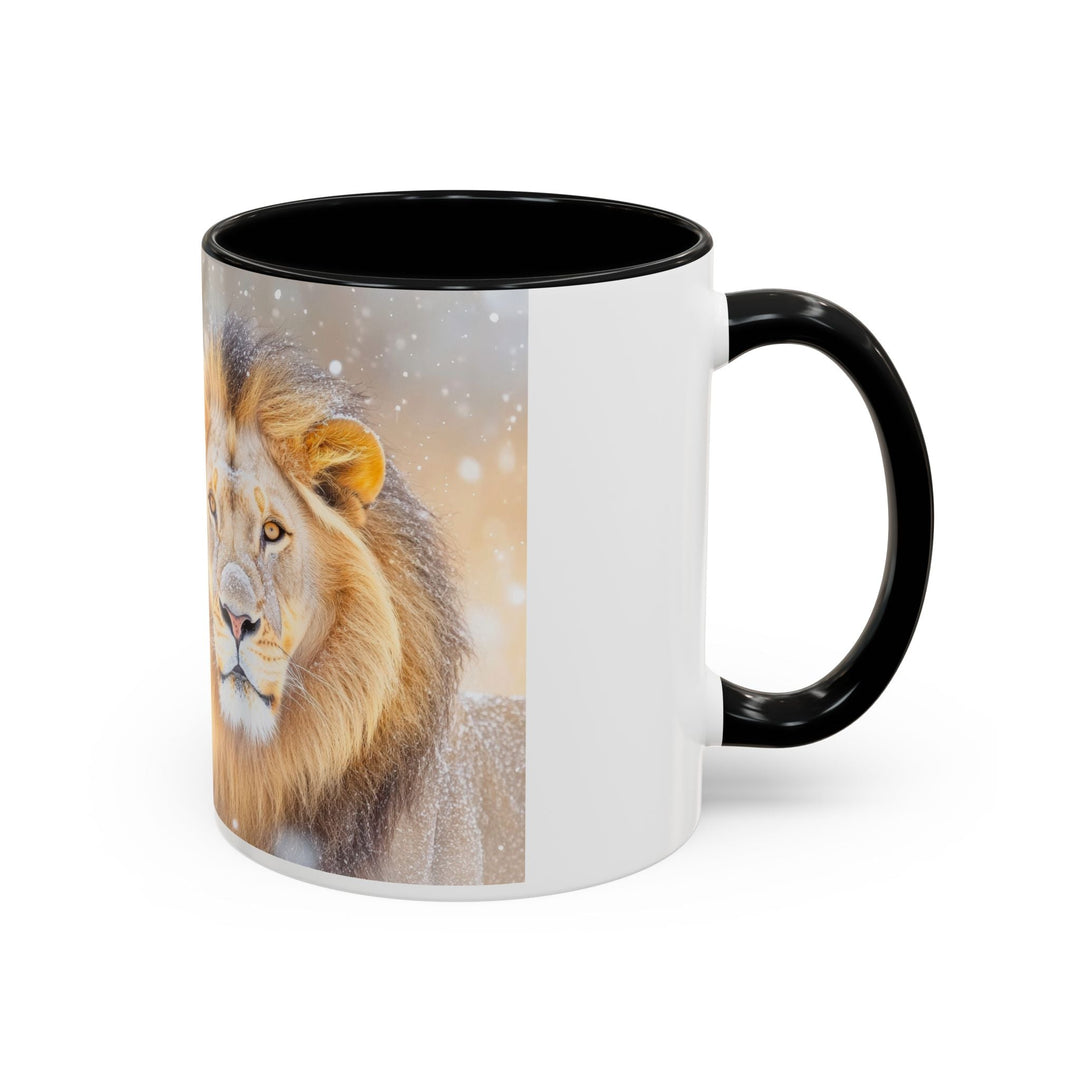 Golden Lion Stainless Accent Coffee Mug (11, 15oz) - Faith Scripture Gift | Gifts Of Words