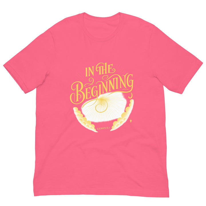 In the beginning T-shirt - Faith Scripture Gift | Gifts Of Words