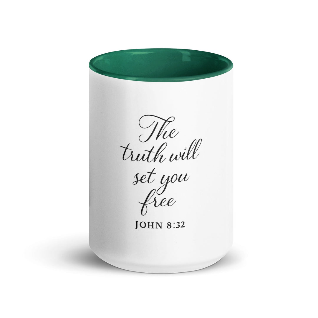 The truth will set you free Mug - Faith Scripture Gift | Gifts Of Words