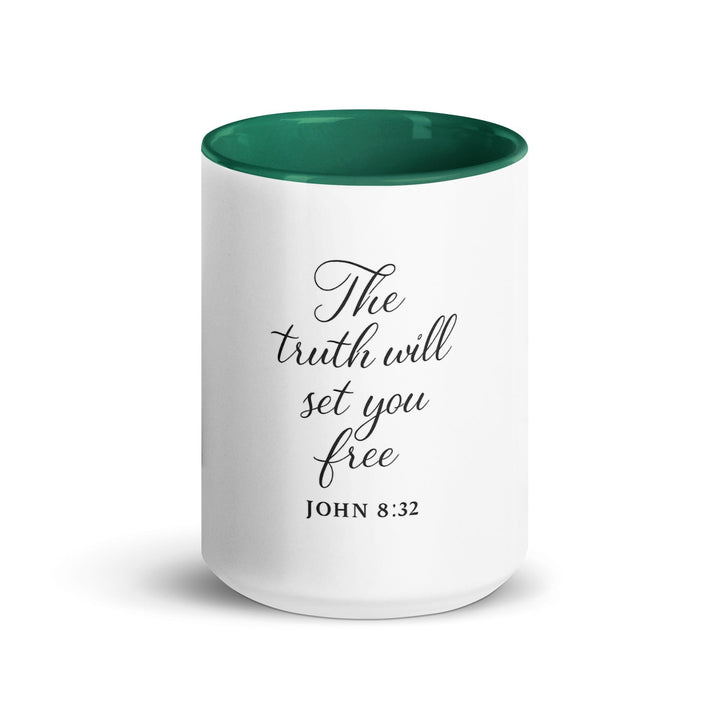 The truth will set you free Mug - Faith Scripture Gift | Gifts Of Words