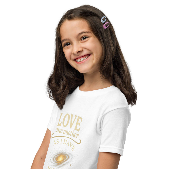 Love One Another Youth t-shirt - Faith Scripture Gift | Gifts Of Words