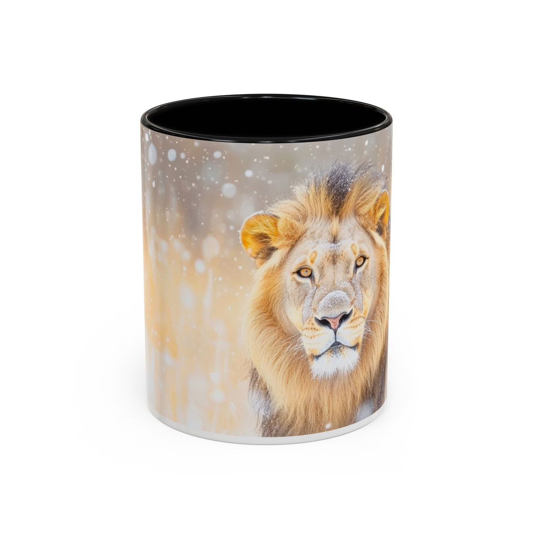 Golden Lion Stainless Accent Coffee Mug (11, 15oz) - Faith Scripture Gift | Gifts Of Words