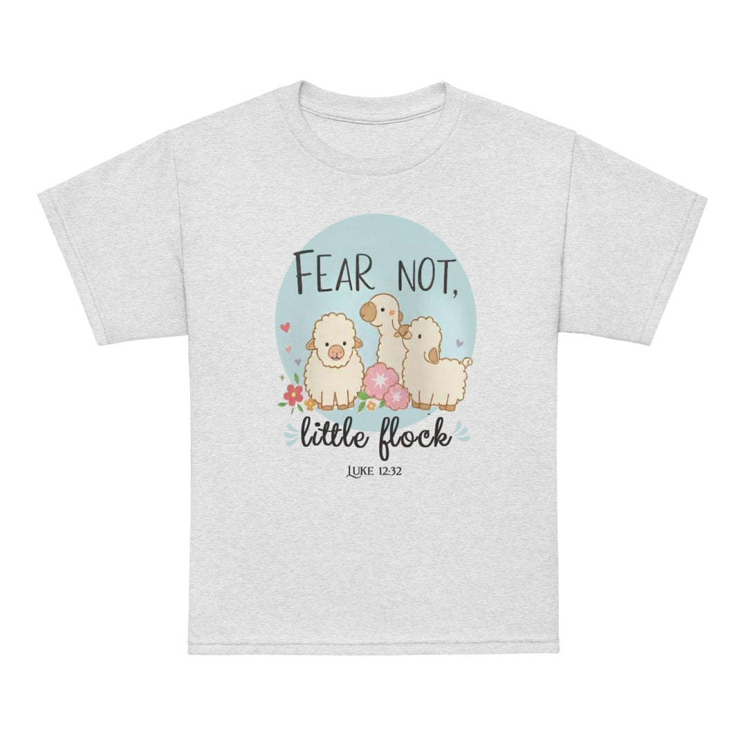 Fear Not, Little Flock Youth t-shirt - Faith Scripture Gift | Gifts Of Words