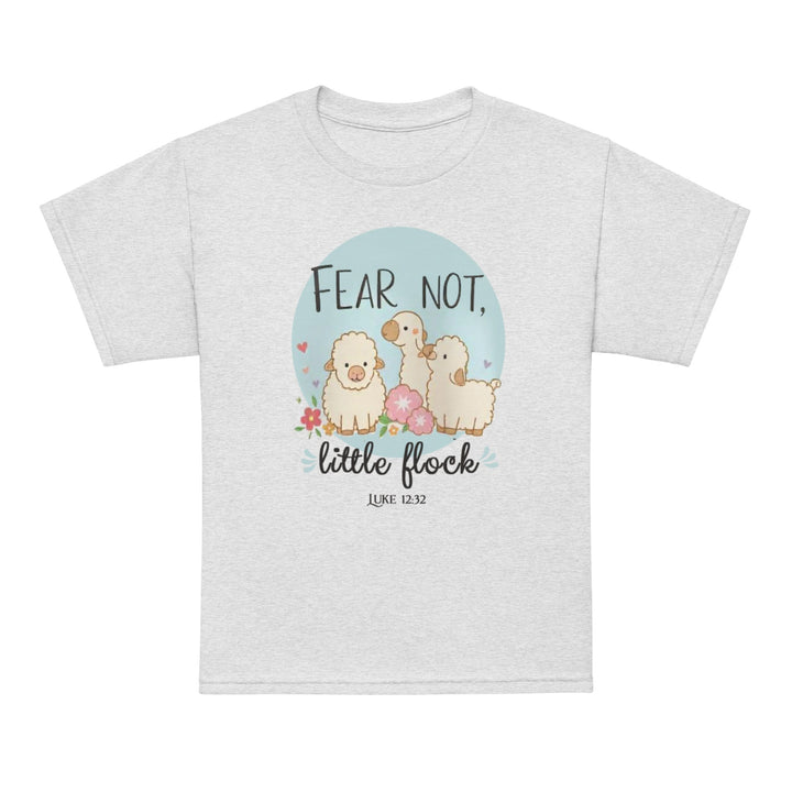 Fear Not, Little Flock Youth t-shirt - Faith Scripture Gift | Gifts Of Words