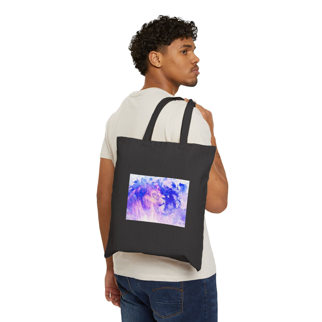 Durable Cotton Canvas Tote Bag – 100% Heavyweight Cotton – 15"x16" Reusable Shopping Bag with Long Handles – Natural or Black - Faith Scripture Gift | Gifts Of Words