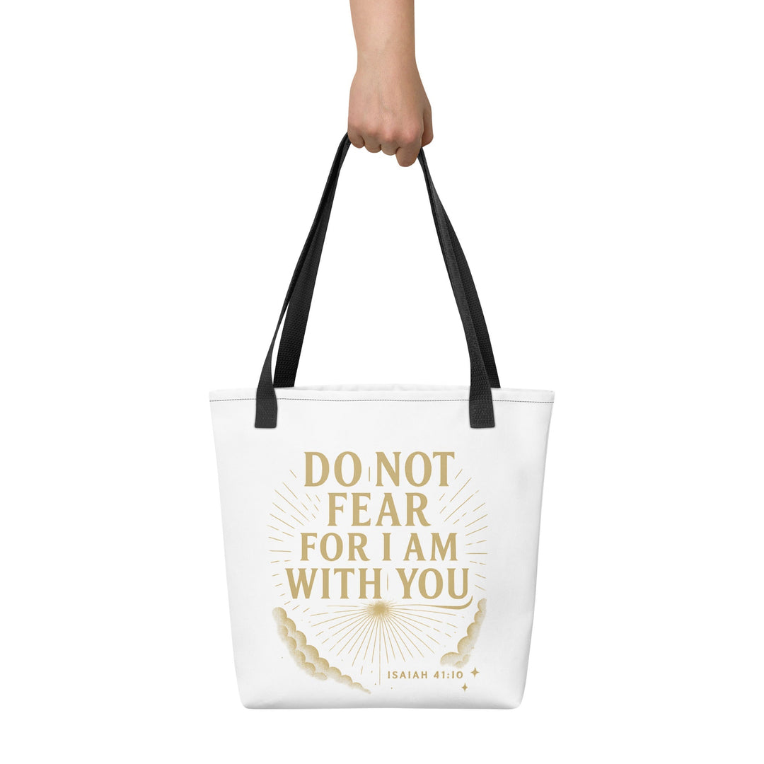 Do not fear for I am with you Tote bag - Faith Scripture Gift | Gifts Of Words
