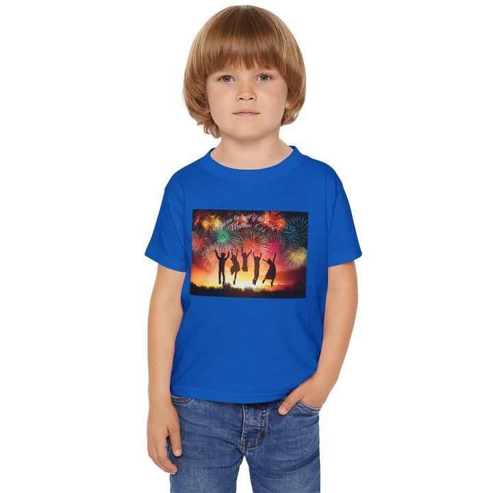 You are the light of the world | Cotton™ Toddler T-shirt - Faith Scripture Gift | Gifts Of Words