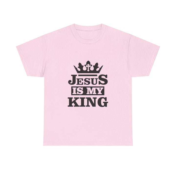 Jesus Is My King T-Shirt - Bold Christian Faith Graphic Tee - Faith Scripture Gift | Gifts Of Words