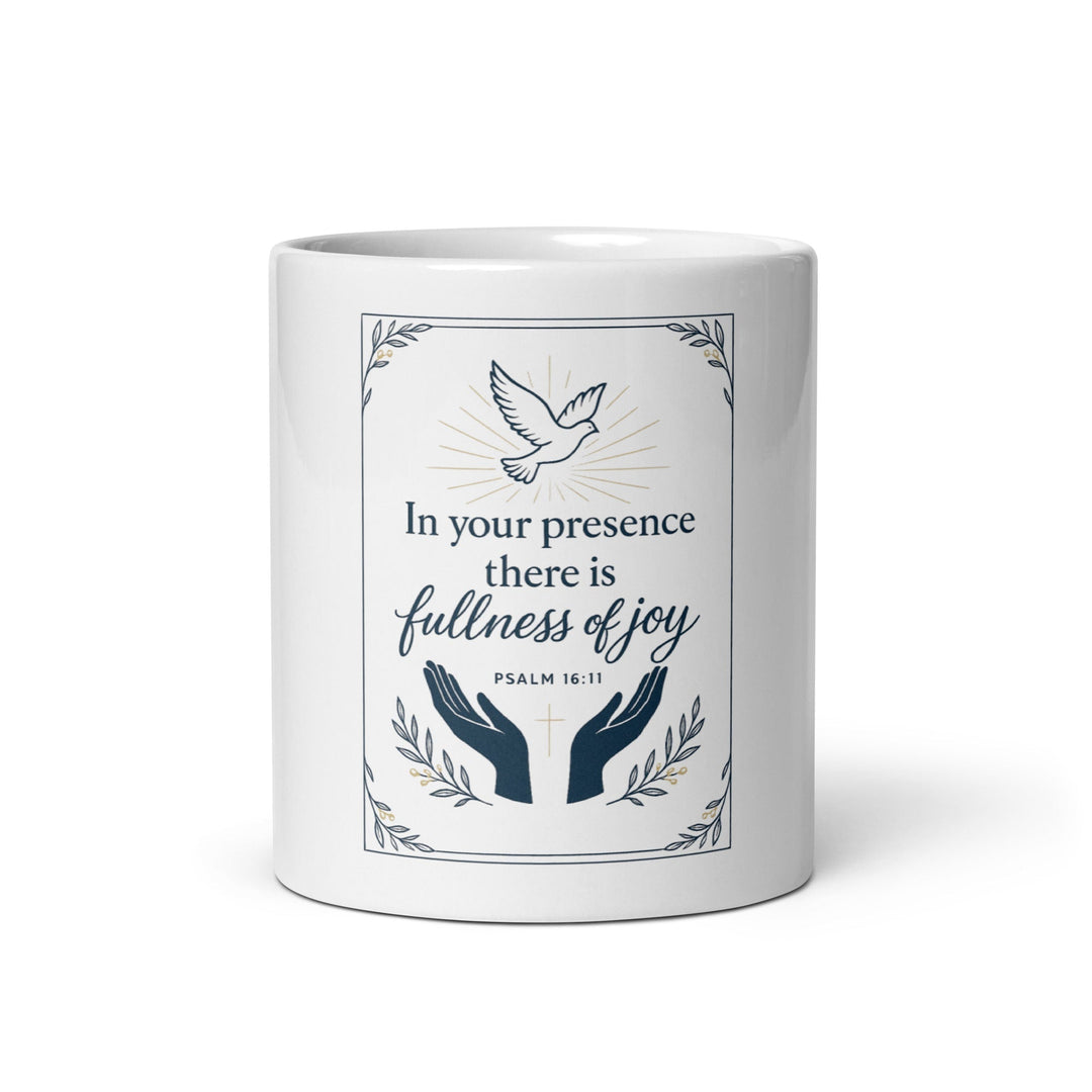 In Your Presence Mug - Faith Scripture Gift | Gifts Of Words