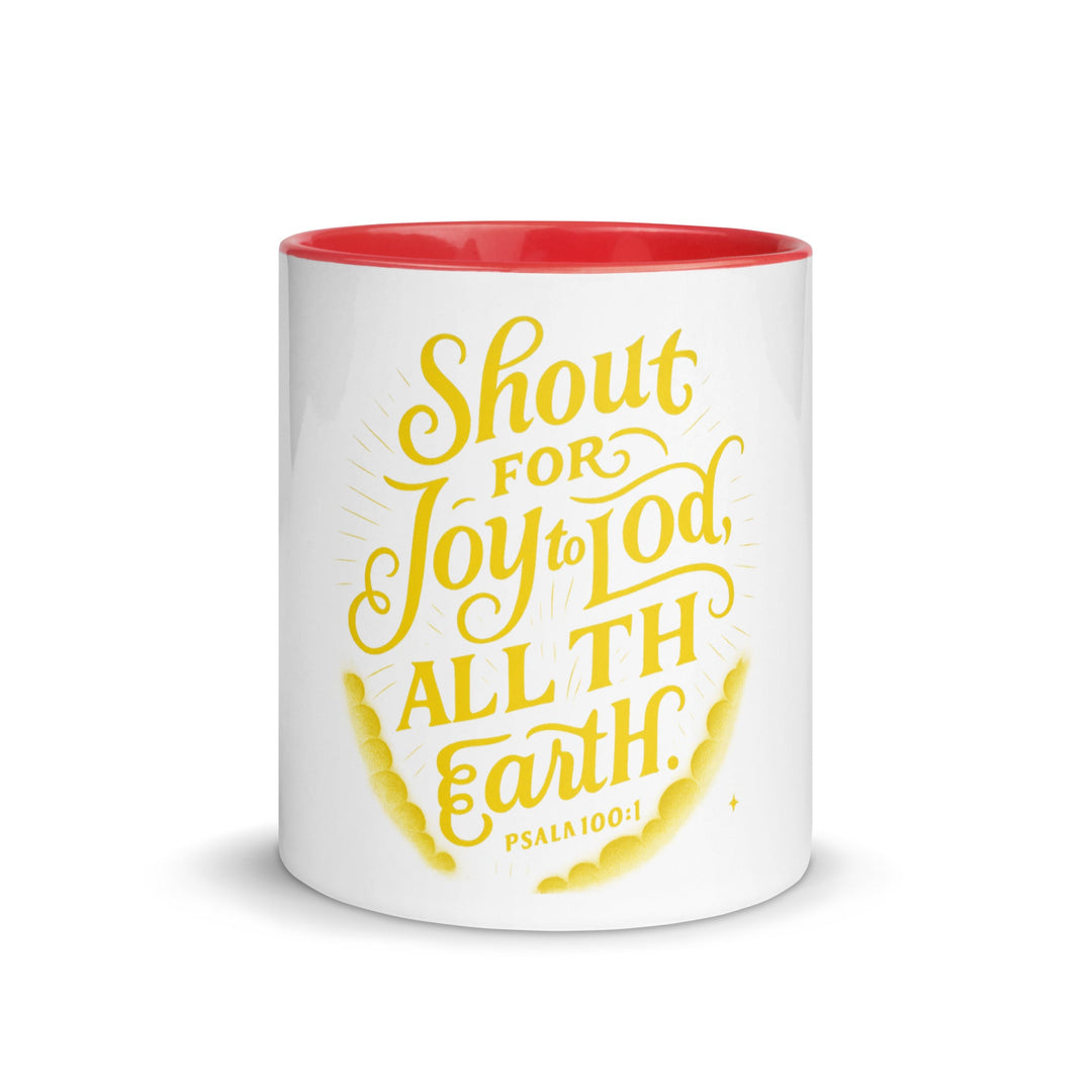 Shout for Joy to Lod all TH  EarthMug - Faith Scripture Gift | Gifts Of Words