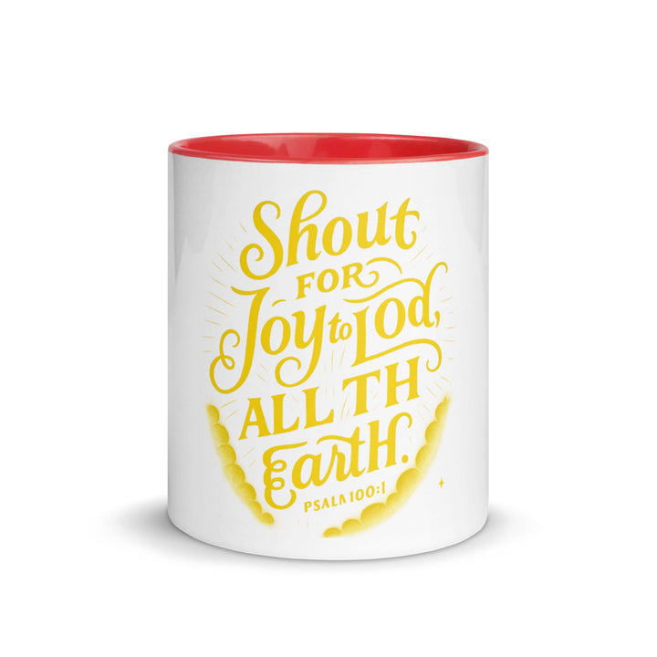 Shout for Joy to Lod all TH  EarthMug - Faith Scripture Gift | Gifts Of Words