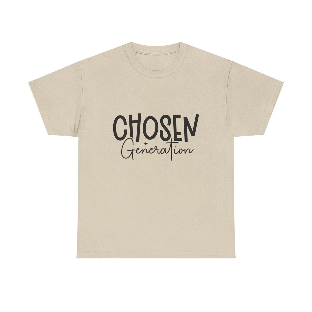 Chosen Generation Unisex Heavy Cotton Tee - Faith Scripture Gift | Gifts Of Words