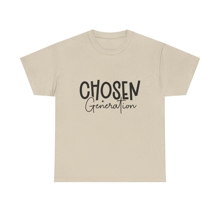 Chosen Generation Unisex Heavy Cotton Tee - Faith Scripture Gift | Gifts Of Words