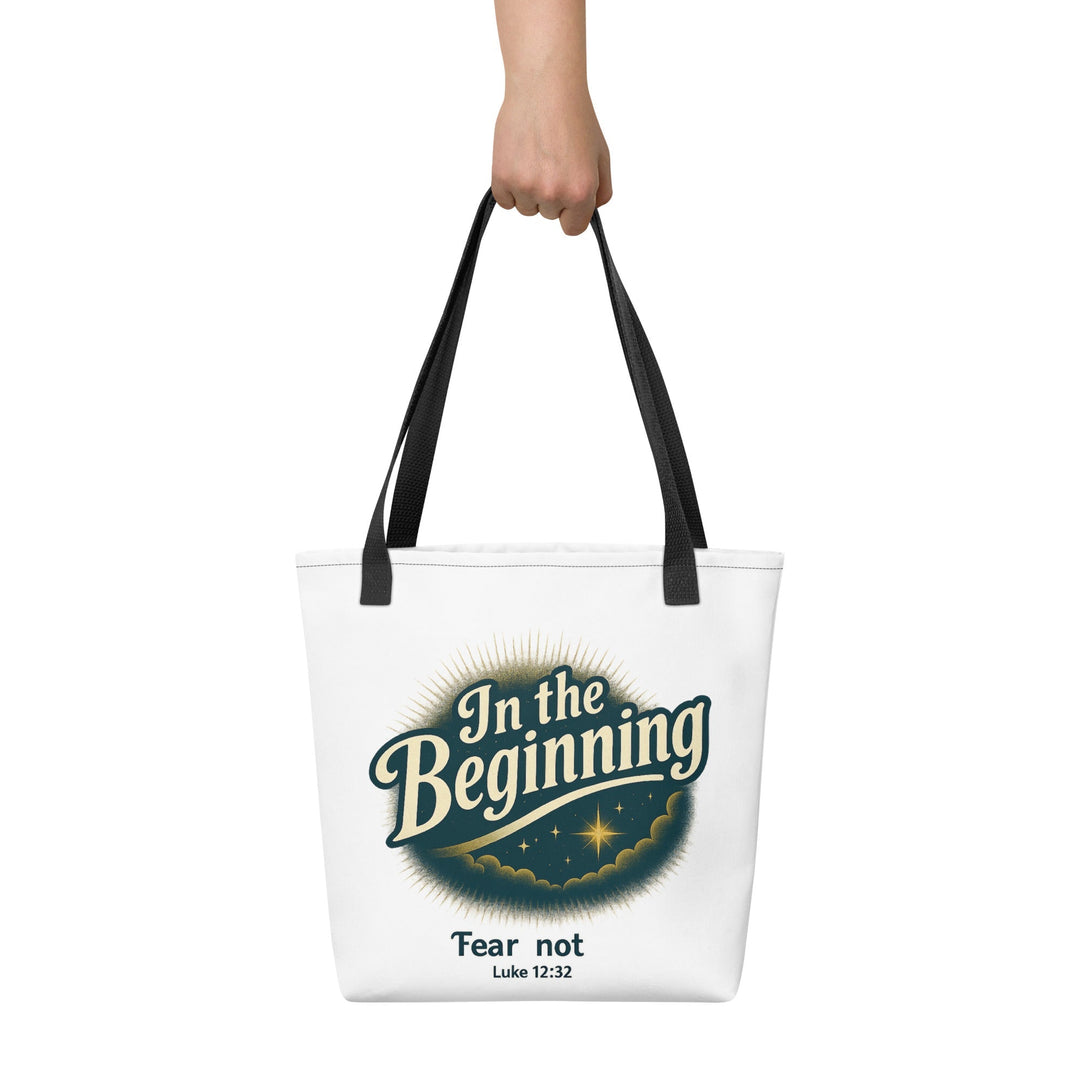 In the Beginning Tote bag - Faith Scripture Gift | Gifts Of Words