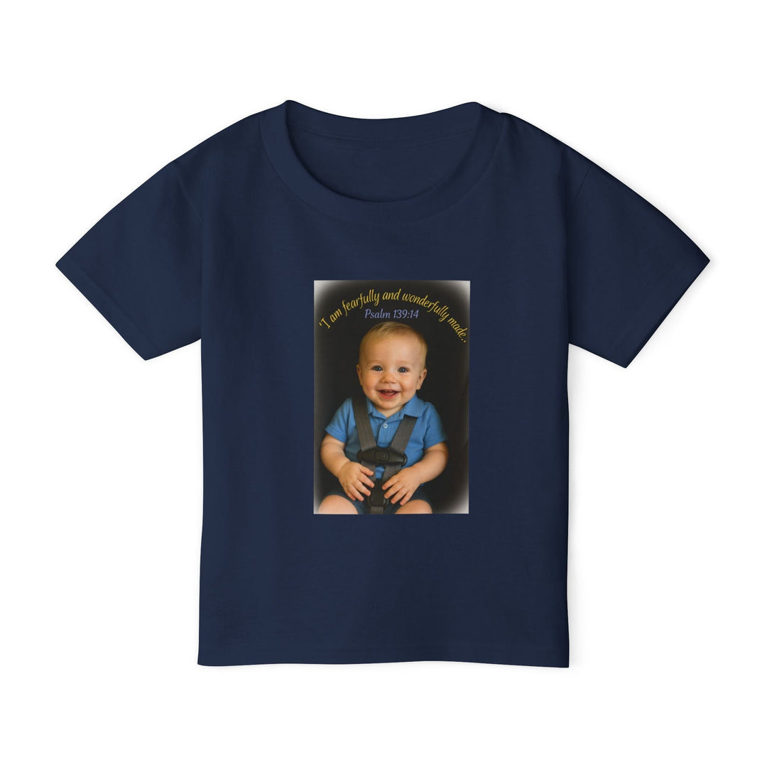 Eco-Friendly Toddler Cotton T-Shirt – Sustainable Soft Organic Tee - Faith Scripture Gift | Gifts Of Words
