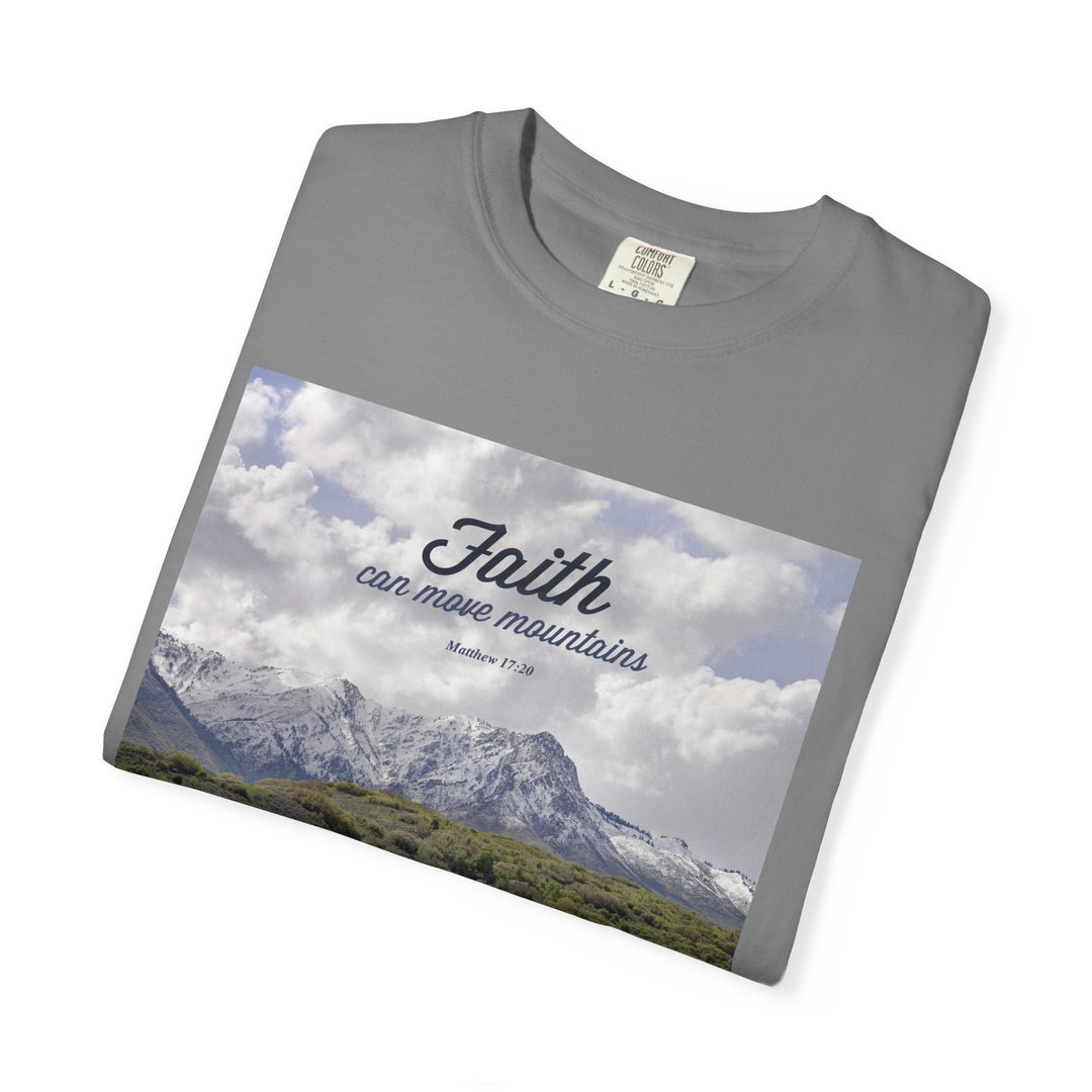 Garment-Dyed T-Shirt – Premium Retro Wash Soft Cotton Tee - Faith Scripture Gift | Gifts Of Words