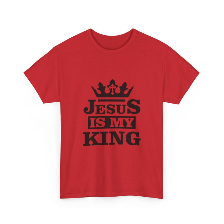 Jesus Is My King T-Shirt - Bold Christian Faith Graphic Tee - Faith Scripture Gift | Gifts Of Words