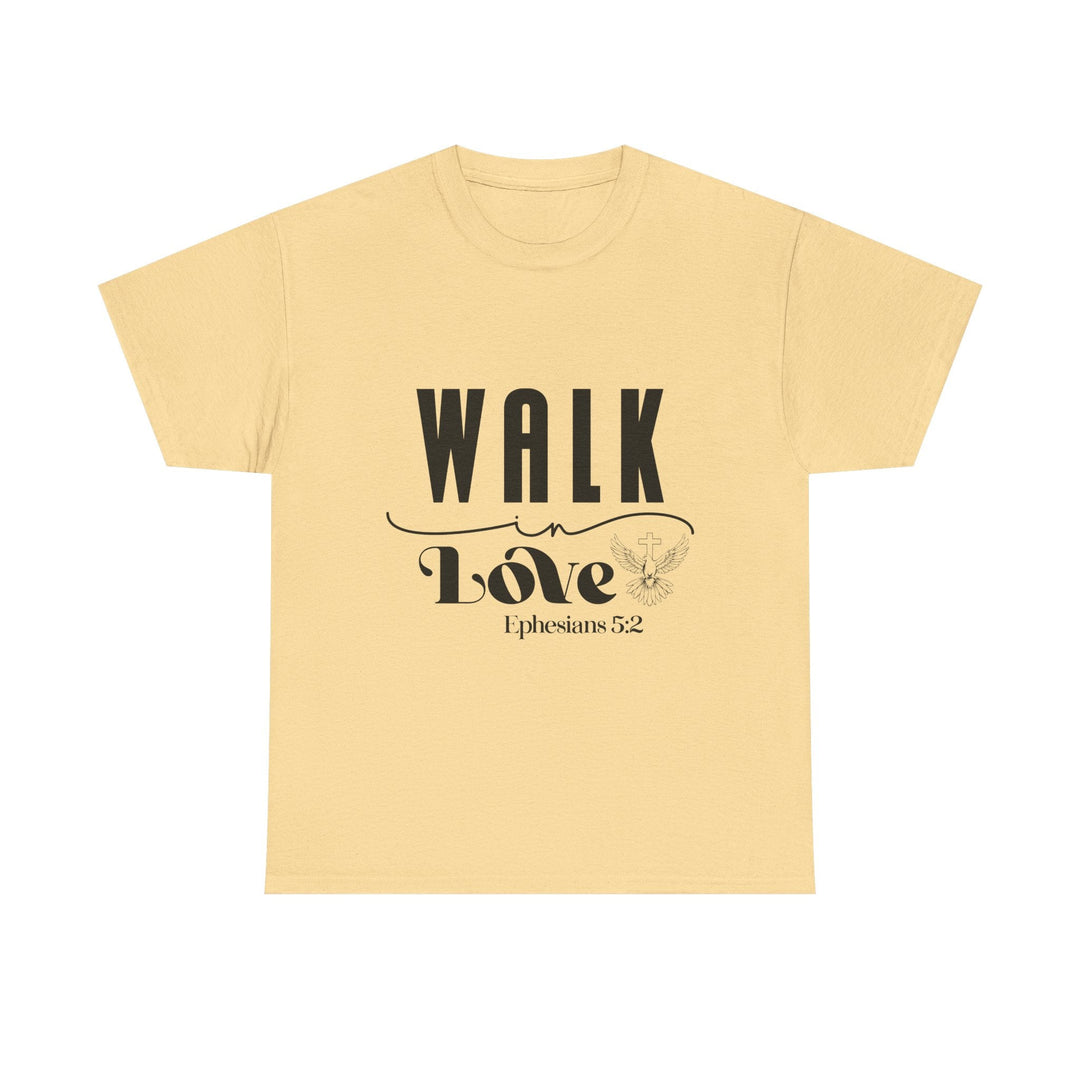 Walk in Love Ephesians 5 2-01 Unisex Heavy Cotton Tee - Faith Scripture Gift | Gifts Of Words
