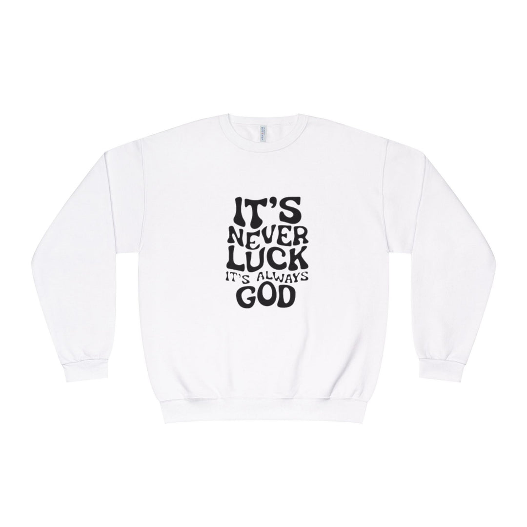 Faith Crewneck Sweatshirt - Premium Christian Fleece Apparel - Faith Scripture Gift | Gifts Of Words