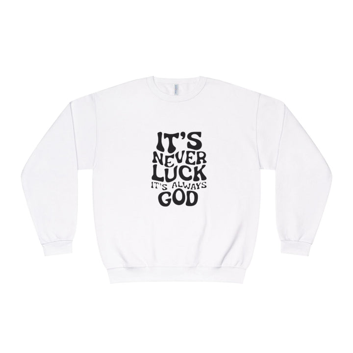 Faith Crewneck Sweatshirt - Premium Christian Fleece Apparel - Faith Scripture Gift | Gifts Of Words