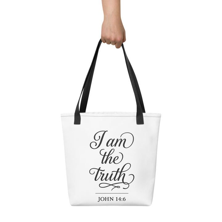 I am the truth Tote bag - Faith Scripture Gift | Gifts Of Words