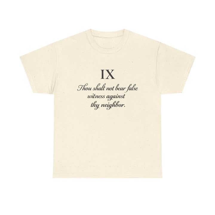 Heavy Cotton Tee – Premium Quality Durable Unisex Crewneck - Faith Scripture Gift | Gifts Of Words