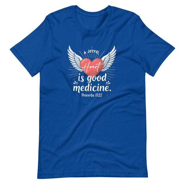 A Joyful Heart T-Shirt - Faith Scripture Gift | Gifts Of Words